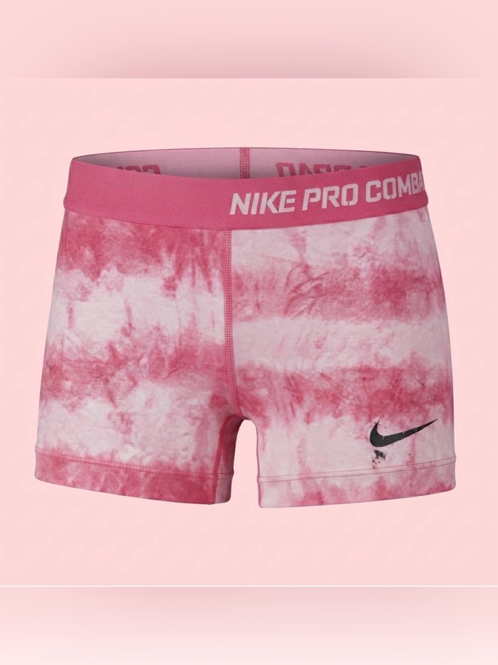 🩷 NIKE PRO COMBAT TIE DYE COMPRESSION SHORTS 🩷 Women’s Sz S
